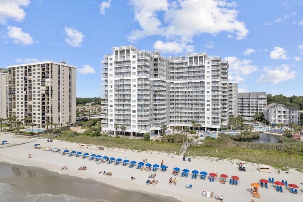 Direct Oceanfront- King Bedroom- Amazing Views/Pools/Hot Tubs/Beach Access/Golf Миртъл Бийч Екстериор снимка