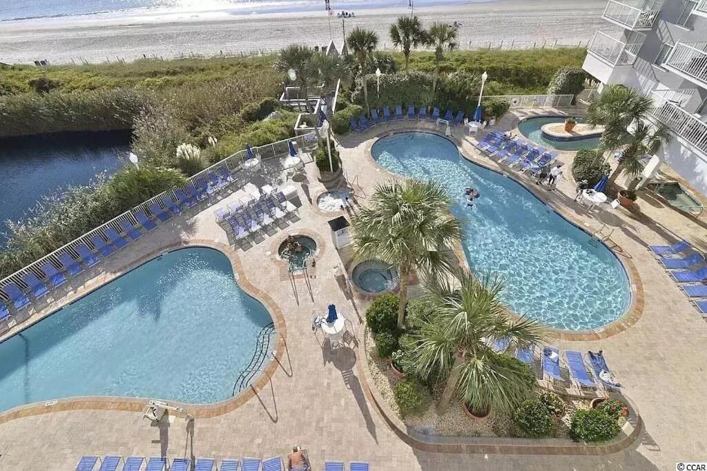 Direct Oceanfront- King Bedroom- Amazing Views/Pools/Hot Tubs/Beach Access/Golf Миртъл Бийч Екстериор снимка