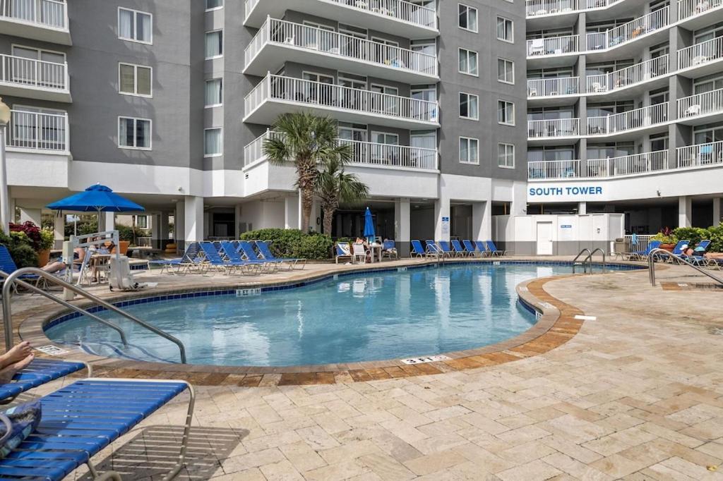 Direct Oceanfront- King Bedroom- Amazing Views/Pools/Hot Tubs/Beach Access/Golf Миртъл Бийч Екстериор снимка